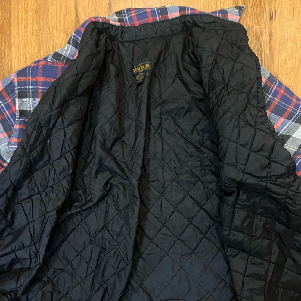 Men’s Flannel over shirt with quilted lining. Size XL - Picture 5 of 6